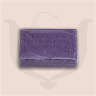 Picture of Olive Oil Soap  Lavender 100gr. Wrapped in Cellophane